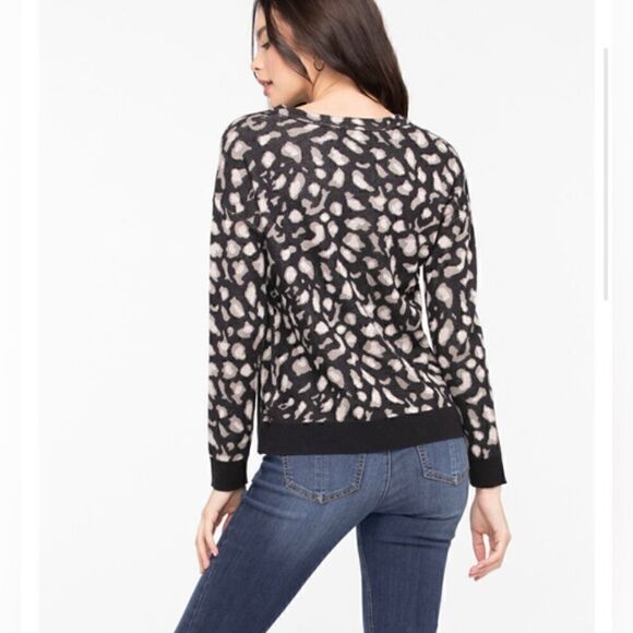 Ricki's Animal Pattern Side Zip Sweater M - Picture 3 of 10